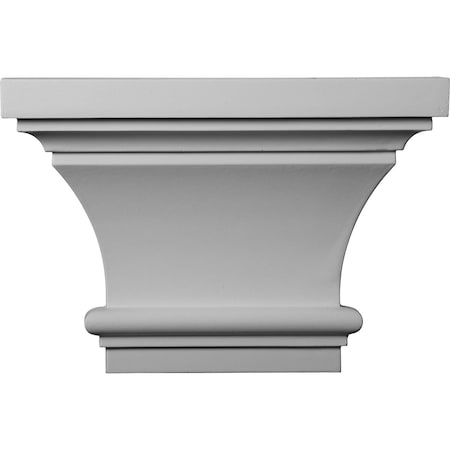 Ekena Millwork 13"W x 8 7/8"H x 4"P Classic Capital (Fits Pilasters up to 7"W x 1"D) CAP13X09X06CL